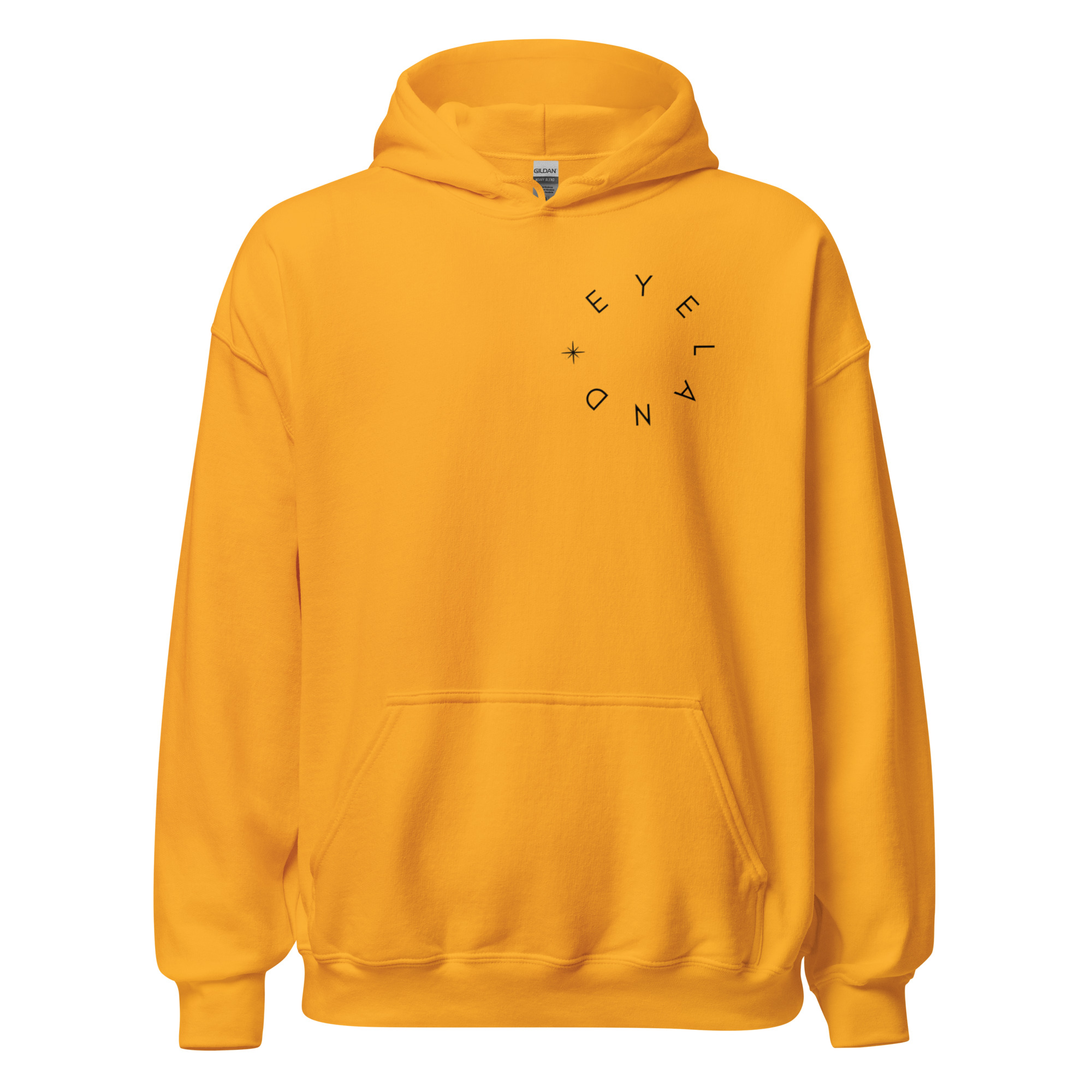 Sweat à capuche Eyeland Jaune