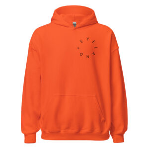 Sweat à capuche Eyeland Orange